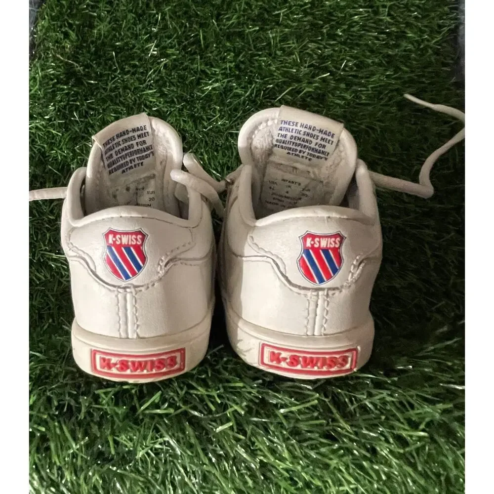 K-Swiss Classic Triple White Infant Baby‎ Casual Sneakers Shoes Size 4 1/2